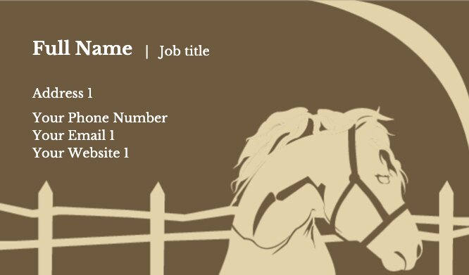 Landscape - Country horse