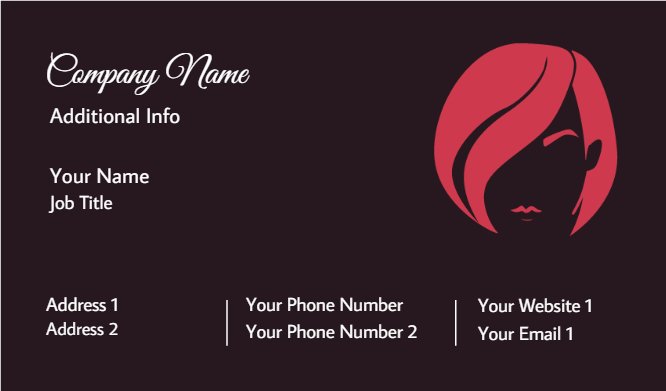 Black and red gradient hair