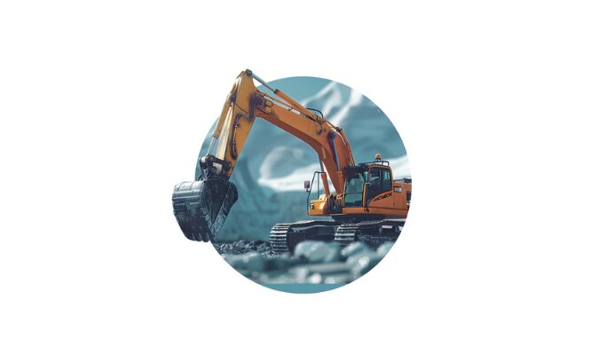 Orange Bucket Digger Back thumbnail image
