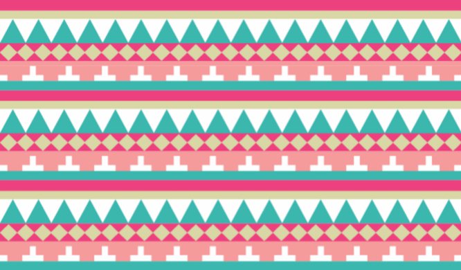 Art - Colorful Geometric Pattern Back thumbnail image