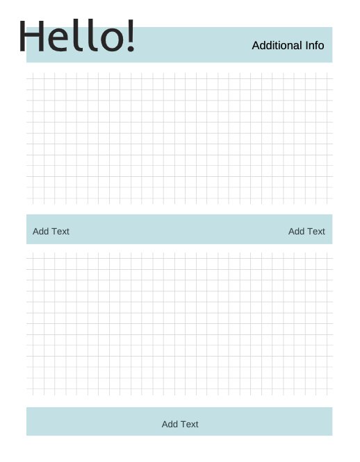 chequered 2 blue notepad