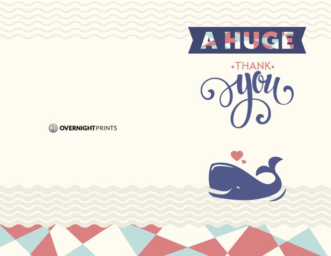 Thank you from whale beige