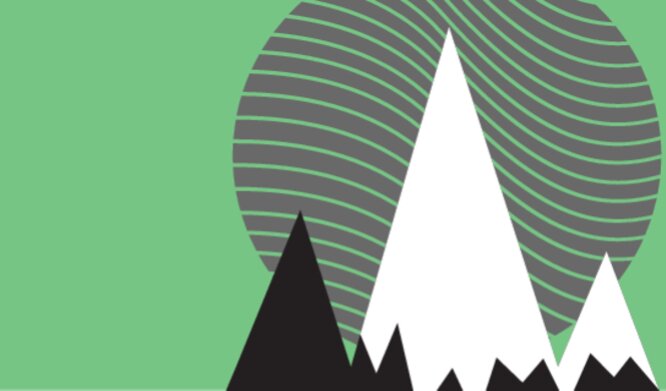 Abstract Mountains & Moon Back thumbnail image