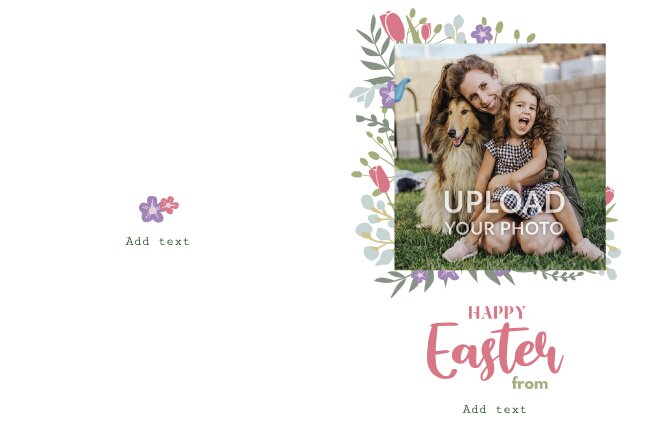 Easter flower greetings