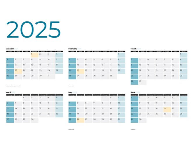 2025 calendar with holidays