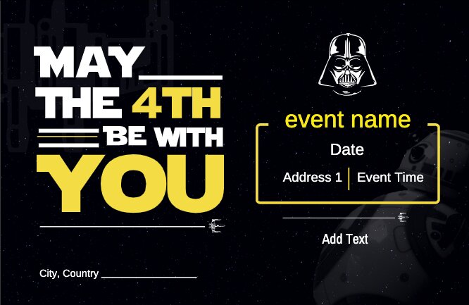 May the 4th be with you 01 flyer