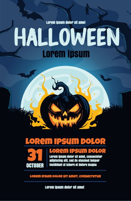 Halloween flyer