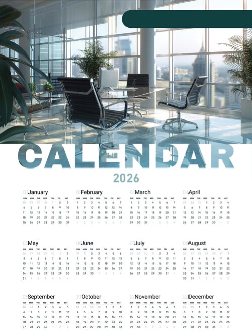 2026 calendar