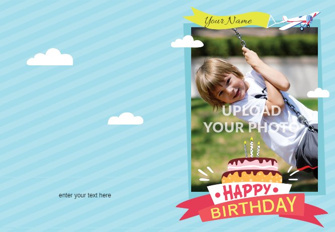 Happy birthday plane