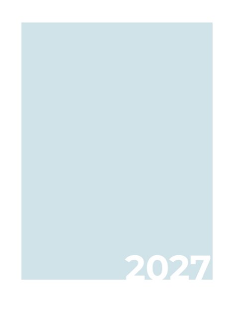 2027 Kalender Deutsch inklusive Feiertage