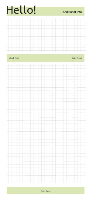 chequered 2 green notepad