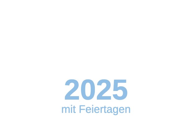 2025 calendar DE holidays