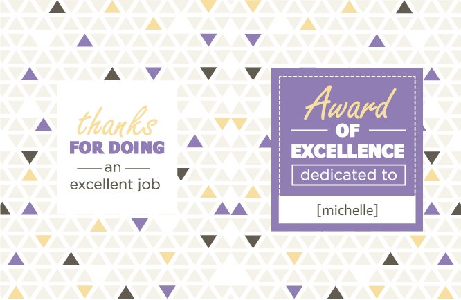 Award of excellence small