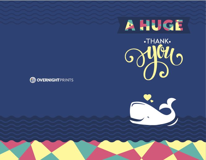 Thank you from whale