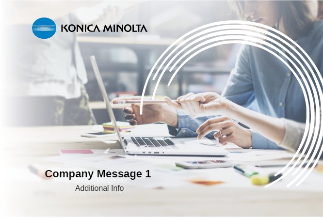 Konica Minolta Foiled Card