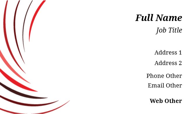 Abstract Swirl - VT Red