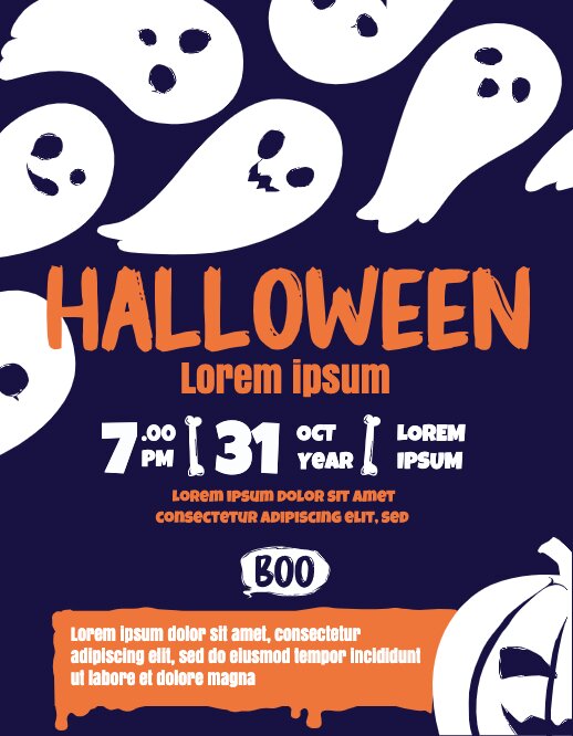 Halloween flyer