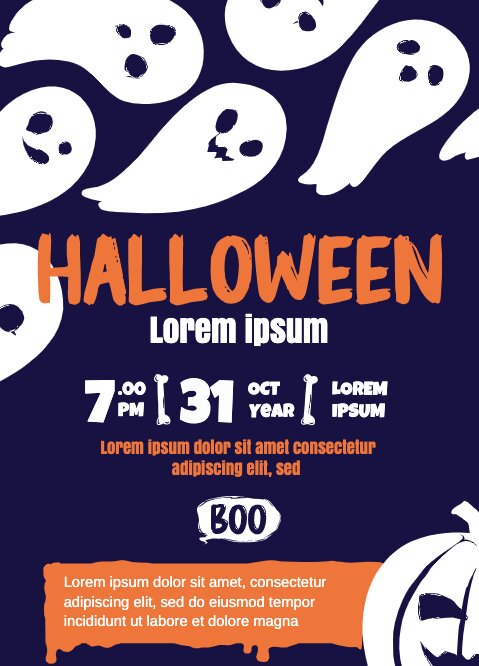 Halloween flyer