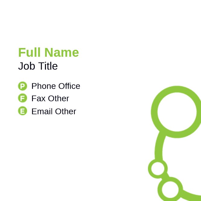 Green Geometric Circles