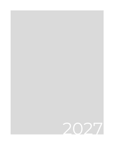 2027 Kalender Deutsch