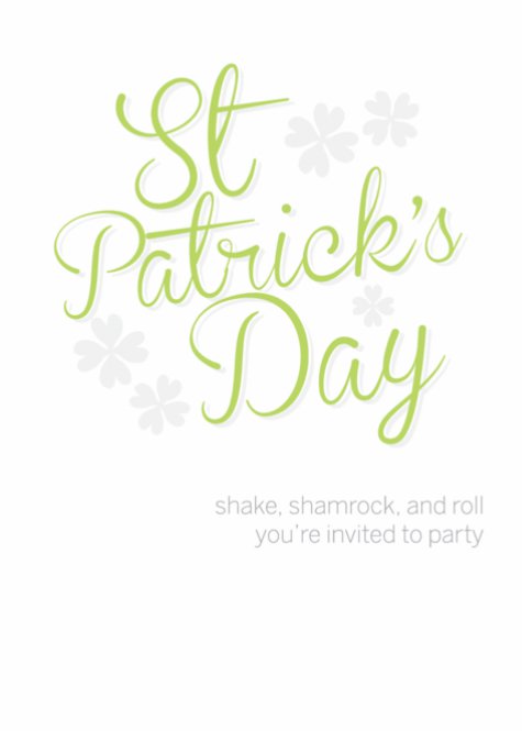 Formal St' Patrick's Day Party