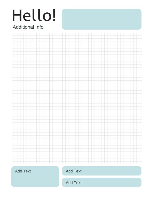 chequered blue notepad