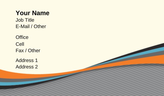 Multi Colored Stripes and Curves