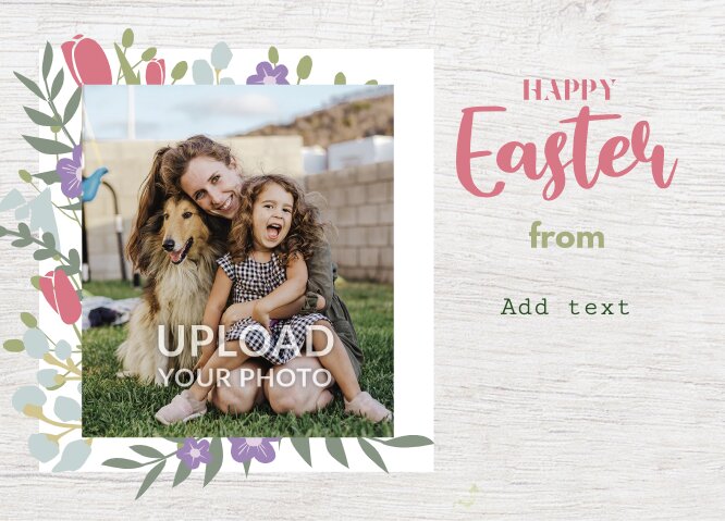 Easter flower greetings