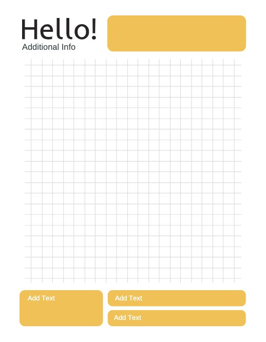 chequered orange notepad