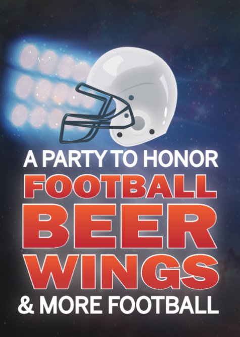 Football Beer Wings