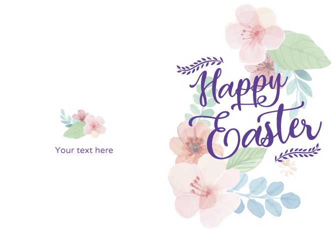 Easter tender flowers