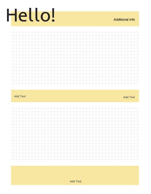 chequered 2 yellow notepad