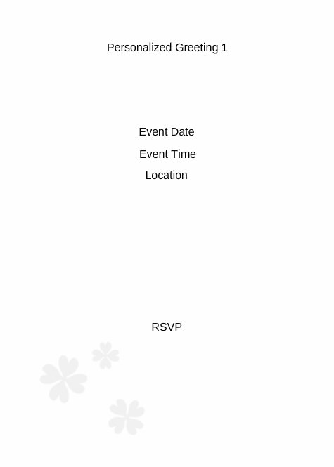 Formal St' Patrick's Day Party Back thumbnail image