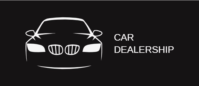 White car on the black background