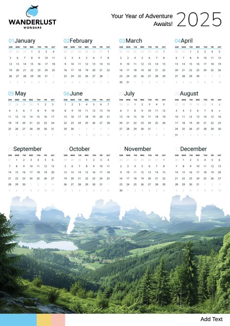 2025 calendar