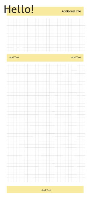 chequered 2 yellow notepad