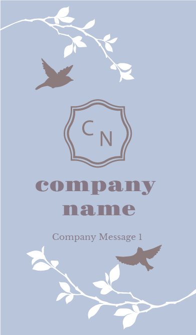 Spa forest with gray birds Back thumbnail image