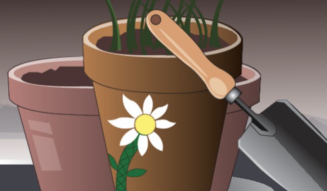 Landscape - Potted Flower Back thumbnail image