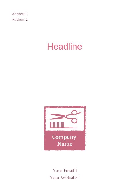 Red watercolor hair Back thumbnail image